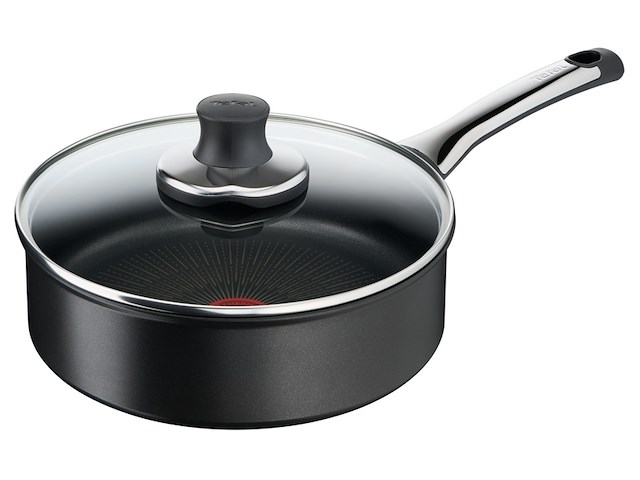 Tefal excellence hapjespan + deksel 24 cm - afbeelding 1 van  6