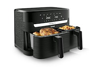 Tefal ey901n10 dual easy fry heteluchtfriteuse zwart - afbeelding 1 van  4