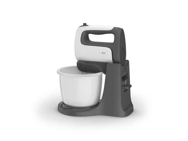 Tefal ht464138 prep'mix-handmixer met draaibare kom 2,5 l, 500 w wit - afbeelding 2 van  2