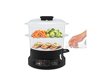 Tefal minicompact vc139810 2-in-1 stoomkoker vrijstaand 800 watt zwart - afbeelding 1 van  4