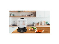 Tefal minicompact vc139810 2-in-1 stoomkoker vrijstaand 800 watt zwart - afbeelding 4 van  4