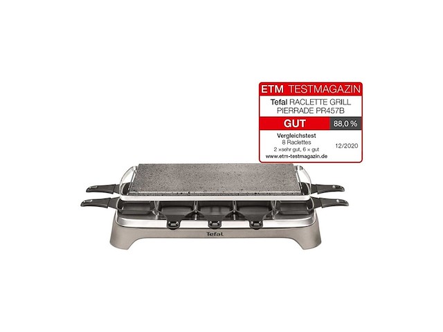 Tefal pr457b12 raclette 10 persoon/personen grijs - afbeelding 3 van  5