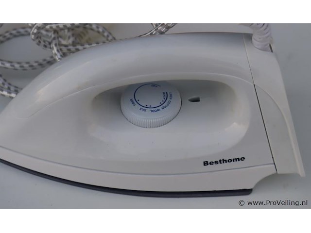 Tefal strijkijzer & besthome stoomstrijkijzer incl. houten opbergkist - afbeelding 5 van  7