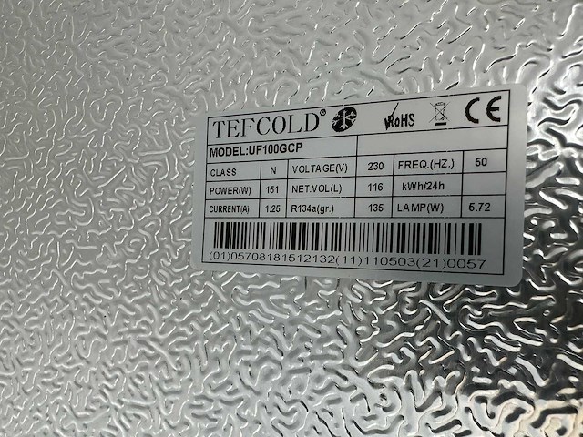 Tefcold - koelkast - afbeelding 2 van  2
