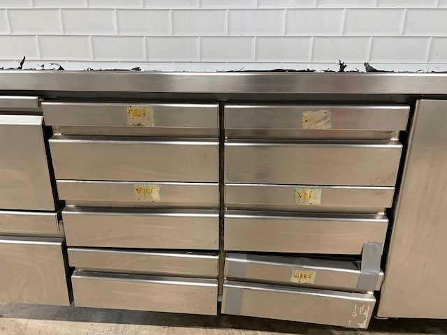 Tefcold - tctp7-225-40sp - rvs koelwerkbank - afbeelding 3 van  7