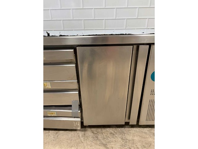 Tefcold - tctp7-225-40sp - rvs koelwerkbank - afbeelding 5 van  7