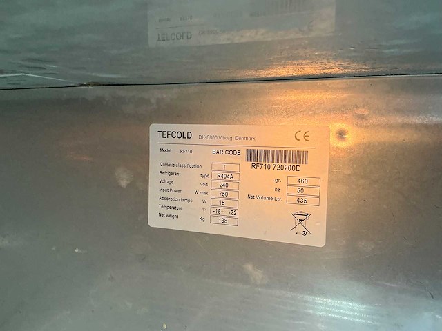 Tefcold - vriezer - afbeelding 4 van  4