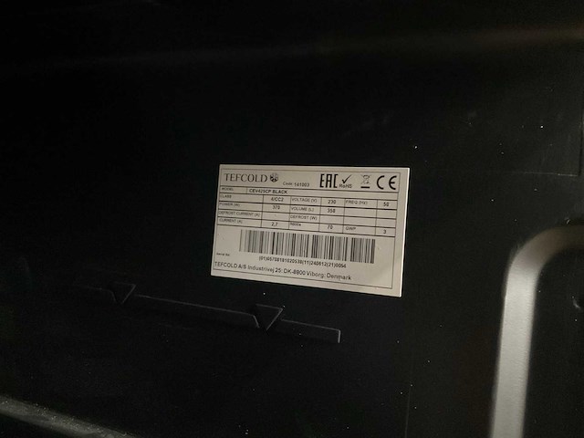 Tefcold cev425cp black koelkast - afbeelding 4 van  8