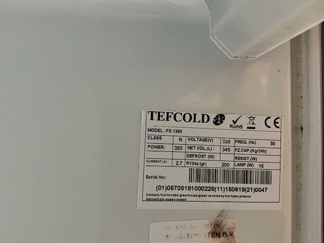 Tefcold fs 1380 koelkast - afbeelding 3 van  4