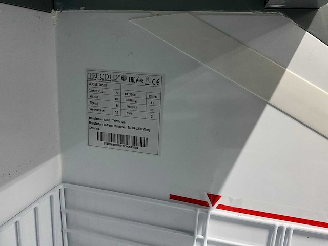 Tefcold td500 vrieskist voor ijs - afbeelding 4 van  9