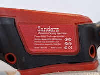 Tegel leg machine elektrisch, rood, 2026 - afbeelding 4 van  6