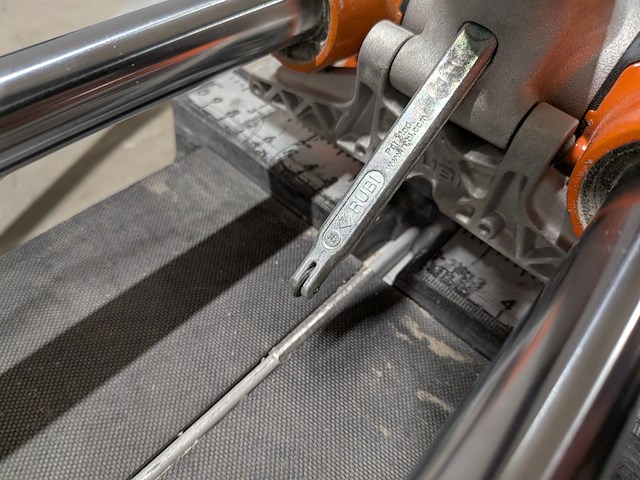 Tegel-/plavuizensnijder - 1200mm, rubi, hit-1200n, 2019 - afbeelding 4 van  6