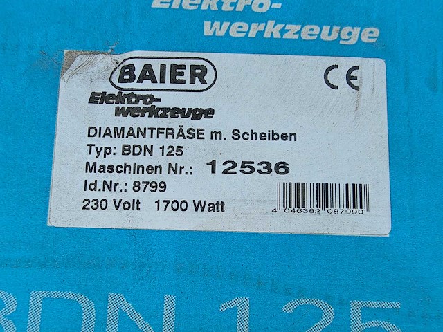 Tegelboormachine en sleuvenzaagmachine - afbeelding 5 van  13