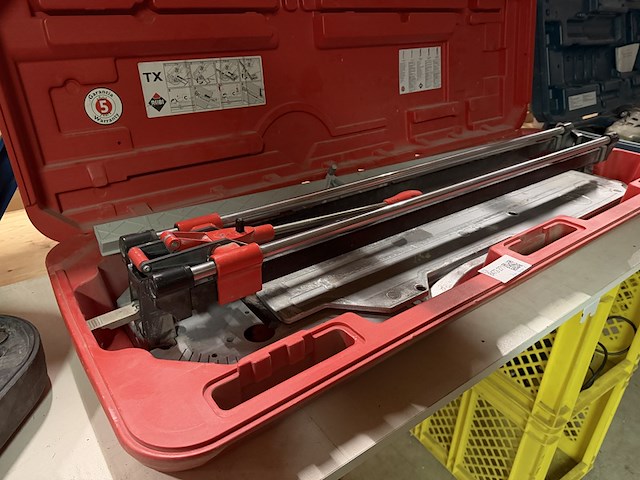 Tegelsnijder met koffer rubi, tx 900 - afbeelding 2 van  5