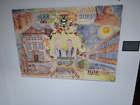 Tegeltableau vervaardigd door royal goedewaagen te nieuw buinen - afbeelding 1 van  4