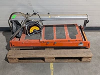 Tegeltafelzaag verstelbaar groot l=950mm/h40mm ~, battipav, vip 290, 2018 - afbeelding 2 van  7