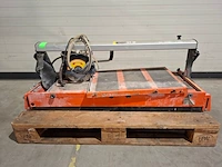 Tegeltafelzaag verstelbaar groot l=950mm/h40mm ~ battipav, vip 290, bouwjaar 2018