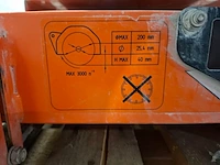 Tegeltafelzaag verstelbaar groot l=950mm/h40mm ~ battipav, vip 290, bouwjaar 2018 - afbeelding 9 van  9