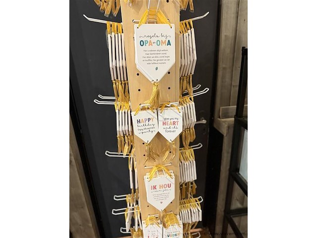 Tegeltjes met verschillende teksten in de mix, 192 stuks - afbeelding 6 van  6