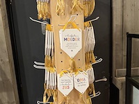 Tegeltjes met verschillende teksten in de mix, 384 stuks - afbeelding 2 van  6