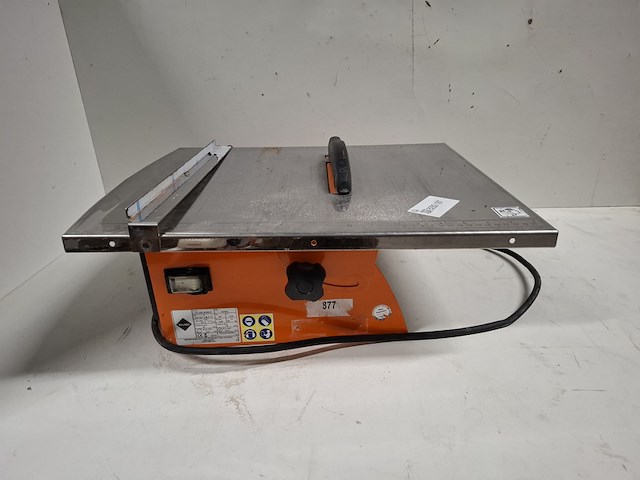 Tegelzaag - 400mm - 230v rubi, nd-200, bouwjaar 2016 - afbeelding 1 van  6