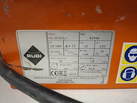 Tegelzaag - 400mm - 230v rubi, nd-200, bouwjaar 2016 - afbeelding 3 van  7