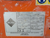Tegelzaag - 400mm - 230v rubi, nd-200, bouwjaar 2016 - afbeelding 2 van  11