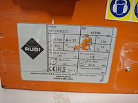 Tegelzaag - 400mm - 230v rubi, nd-200, bouwjaar 2017 - afbeelding 2 van  5