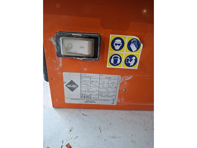Tegelzaag - 400mm - 230v rubi, nd-200, bouwjaar 2019 - afbeelding 2 van  5