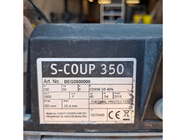 Tegelzaag carat, s-coup 350, bouwjaar 2019 - afbeelding 9 van  12