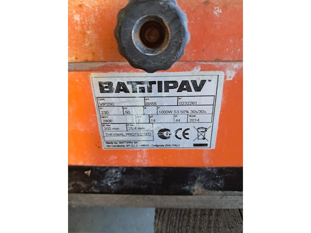 Tegelzaagmachine - 900mm - 230v battipav, vip 290, bouwjaar 2014 - afbeelding 12 van  18