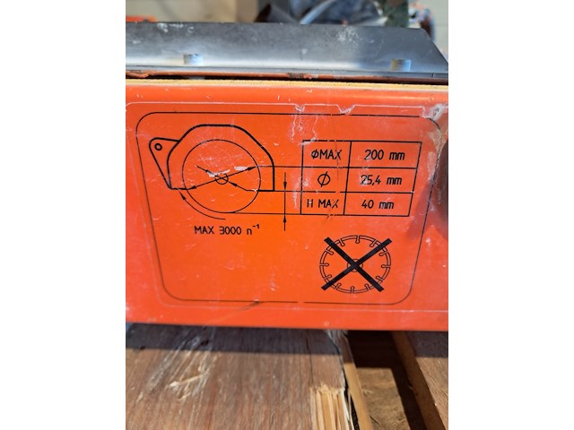 Tegelzaagmachine - 900mm - 230v battipav, vip 290, bouwjaar 2014 - afbeelding 15 van  18