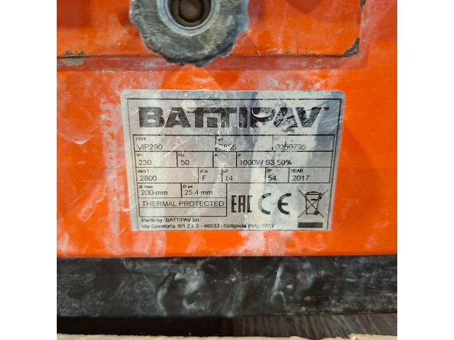 Tegelzaagmachine - 900mm - 230v battipav, vip 290, bouwjaar 2017 - afbeelding 7 van  13