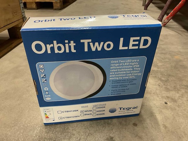 Tegral orbit two ctbh12wh led opbouwarmatuur (4x) - afbeelding 1 van  1
