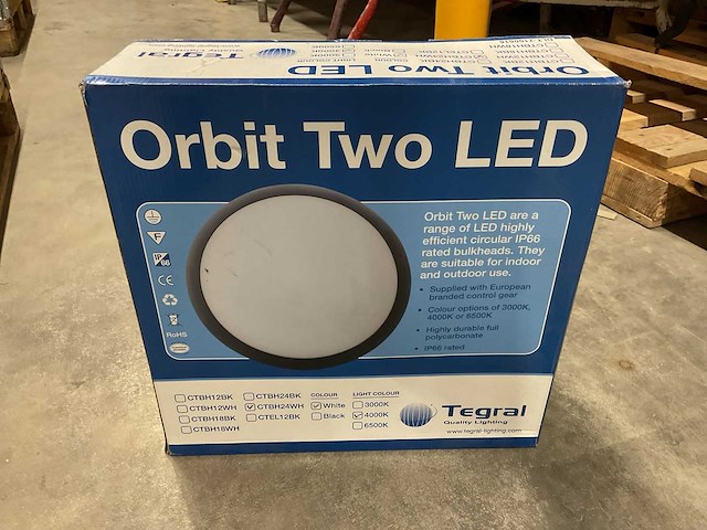 Tegral orbit two ctbh24wh led opbouwarmatuur (3x) - afbeelding 1 van  1