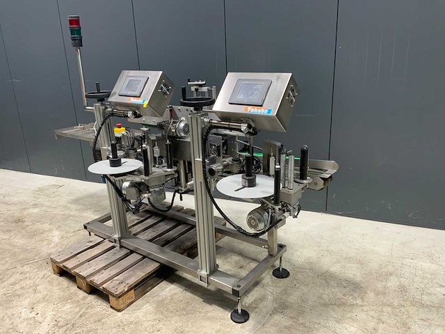 Tehabo trb2000/110 dubbele print- en etiketteermachine (c) - afbeelding 2 van  9