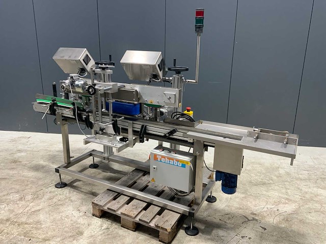 Tehabo trb2000/110 dubbele print- en etiketteermachine (c) - afbeelding 4 van  9