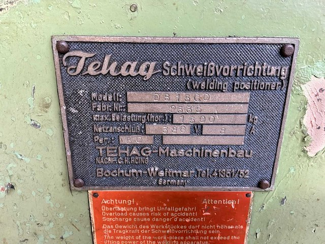 Tehag - db 1500 - lasmanipulator - afbeelding 2 van  10