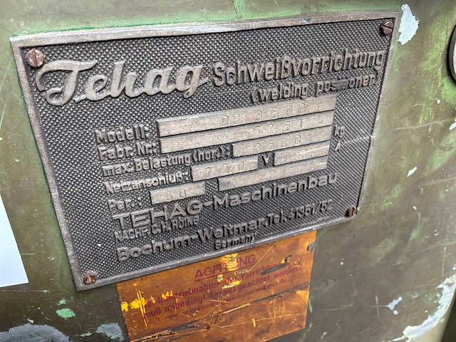 Tehag db 3500 laspositioneerder - afbeelding 4 van  12