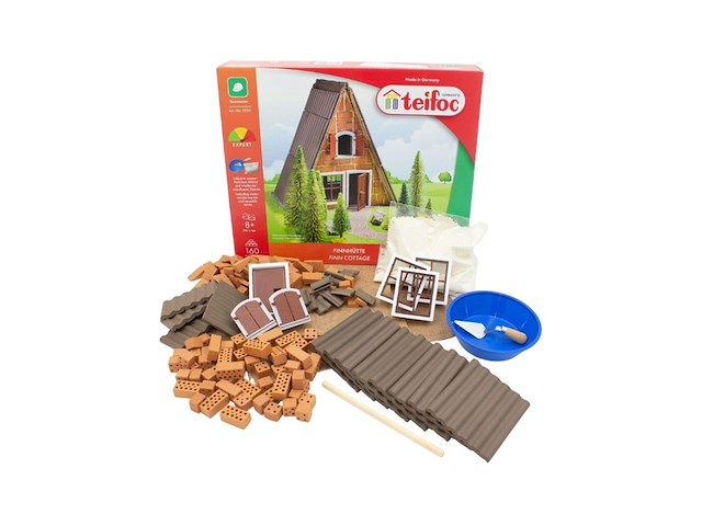 Teifoc 5230 steenbouwdoos finhut 160 bouwonderdelen - afbeelding 4 van  4