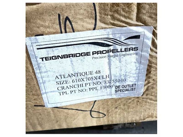 Teignbridge 4-blade nibral propeller 610 x 705 l - 33255040 - afbeelding 3 van  4