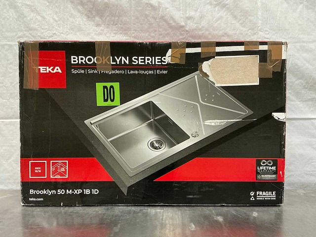 Teka brooklyn 50 m-xp 1b 1d spoelbak - afbeelding 1 van  11