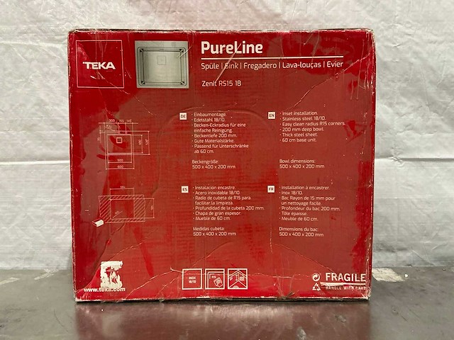 Teka pureline zenit rs15 1b spoelbak - afbeelding 6 van  9