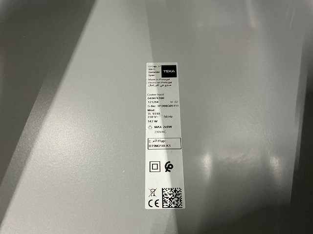 Teka tl9310 afzuigkap - afbeelding 5 van  7