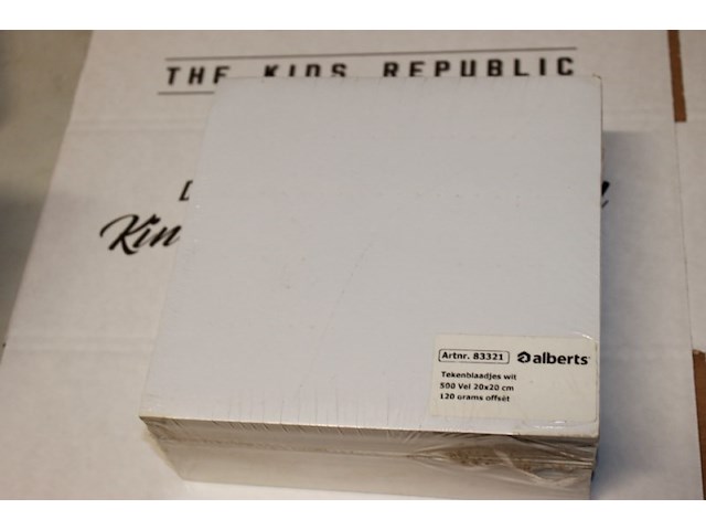 Tekenblaadjes 500 stuks in ds 13 loc o13 - afbeelding 2 van  7