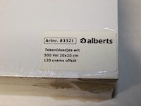 Tekenblaadjes 500 stuks in ds 13 loc o13 - afbeelding 6 van  7