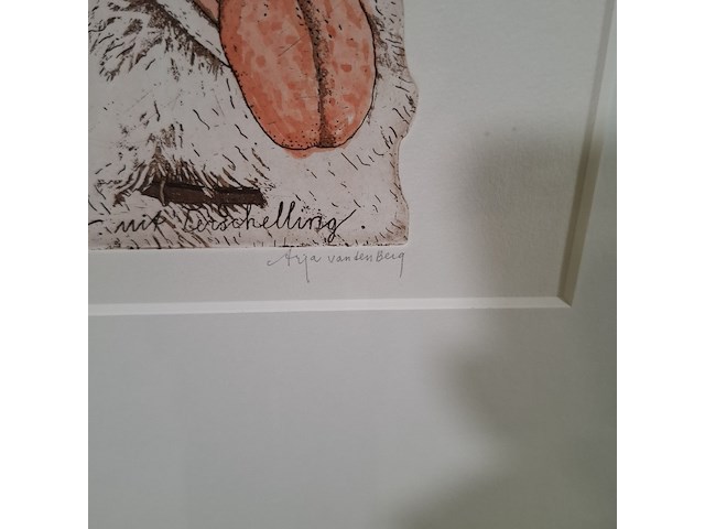 Tekening, anja van den berg, linda 2 ja uit terschelling 16/20 1979 - 2006 e.d. - afbeelding 6 van  7