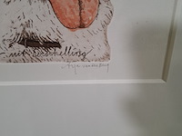 Tekening, anja van den berg, linda 2 ja uit terschelling 16/20 1979 - 2006 e.d. - afbeelding 6 van  7