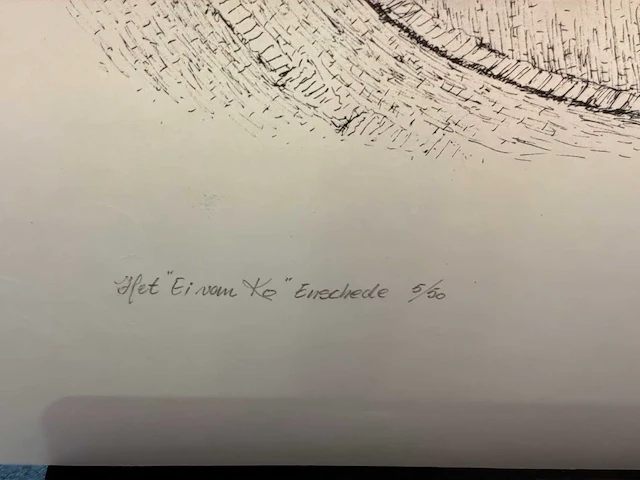 Tekening “anton reuvers- het ei van ko enschede” - afbeelding 3 van  5