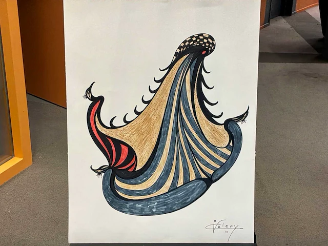Tekening” claude valery” - afbeelding 2 van  5